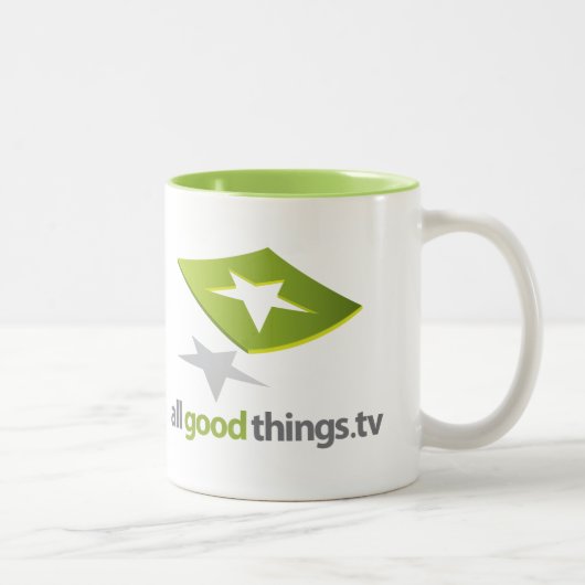 AllGoodThings.TVのマグ ツートーンマグカップ (右)