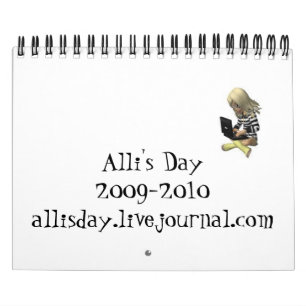 Alliの日の小型カレンダー2009-2010年 カレンダー