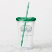 ALLIEスキースノーボーディングゴーグルマウンテンバイブ アクリルタンブラー (裏面)