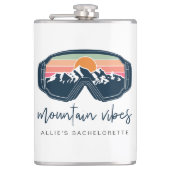 ALLIEスキースノーボーディングゴーグルマウンテンバイブ フラスク (正面)