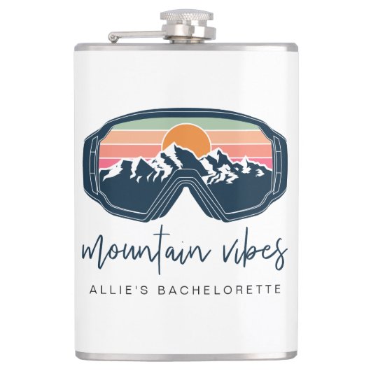 ALLIEスキースノーボーディングゴーグルマウンテンバイブ フラスク (正面)