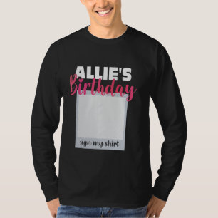 ALLIE ITu2019S私の誕生日は私のシャツかわいい Tシャツ