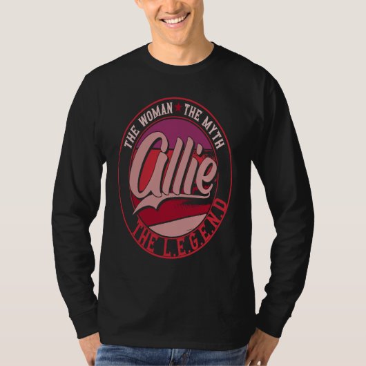 Allie the Lady of Myth the Legend Tシャツ (正面)