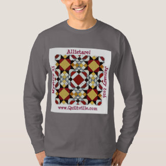 Allietareの長い袖のワイシャツ Tシャツ