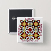 Allietareボタン 缶バッジ (正面&裏面)