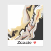 Alligare Golden Abstract Acrylic Fluid Art シール (シート)