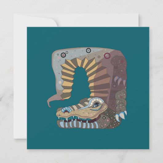 Alligator  カード (正面)