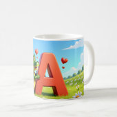 Alligator Andy Mug – A with love コーヒーマグカップ (正面右)