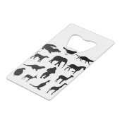 Alligator Animal Bird Cat Crocodile Dog Elephant クレジットカード栓抜き (裏面アングル)