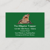 Alligator Animal Trapper Theme 名刺 (正面)