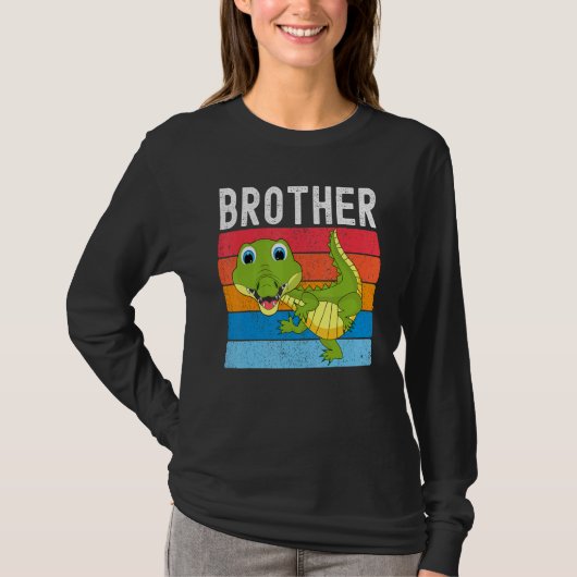Alligator Brother Gator Crocodile Family Tシャツ (正面)