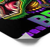 Alligator Bruh Mardi Gras Costume Men Women Kids ポスター (角)