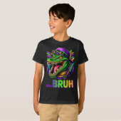 Alligator Bruh Mardi Gras Costume Men Women Kids  Tシャツ (正面フル)