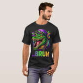 Alligator Bruh Mardi Gras Costume Men Women Kids  Tシャツ (正面フル)