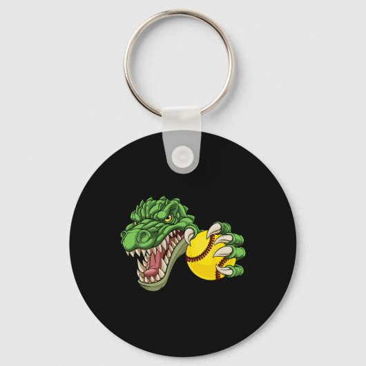 Alligator Crocodile Dinosaur Softll Character  キーホルダー (正面)