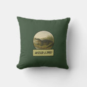 Alligator Dark Green Pillows クッション (正面)