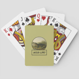 Alligator Dark Khaki Classic Playing Cards トランプ