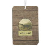 Alligator Dark Wood Grain Auto/Truck Air Freshener カーエアーフレッシュナー (裏面)