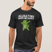 Alligator Designs For Men Women Reptile Gator Tシャツ (正面)