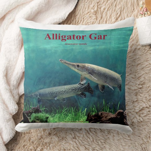 Alligator Gar Pike クッション (ブランケット)