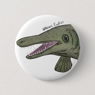 Alligator gar pin 缶バッジ