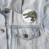 Alligator gar pin 缶バッジ (インサイチュ)