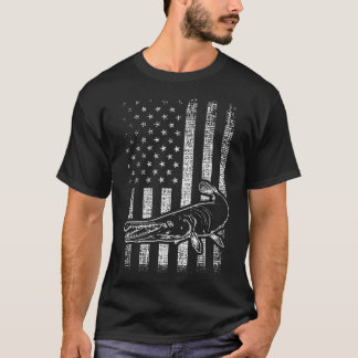 Alligator Gar Usa American Tシャツ