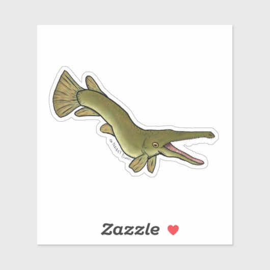 Alligator gar vinyl sticker シール (シート)