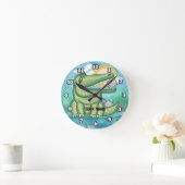 Alligator Golf ラウンド壁時計 (ホーム)