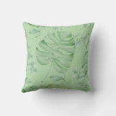 Alligator Pillow – Jungle Letter A – Custom Name クッション (裏面)