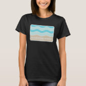 Alligator Point Florida Retro FL Waves Beach Souve Tシャツ (正面)