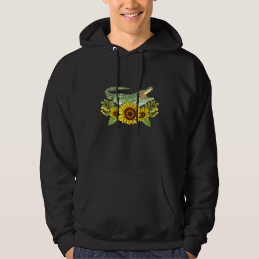 Alligator Sunflower Alligator パーカ (正面)