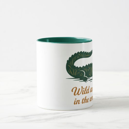 Alligator Swamp Nature Graphic Tee マグカップ (中央)