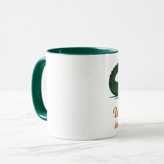 Alligator Swamp Nature Graphic Tee マグカップ (正面左)