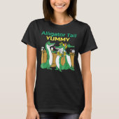 Alligator Tail Drinking Teams Bar Humorous Tシャツ (正面)