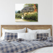 Allingham AコテージとヒマワリPeaslake キャンバスプリント (インサイチュ (寝室))