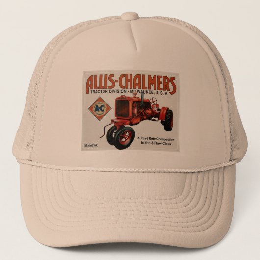 Allis Chalmersのトラクター キャップ (正面)