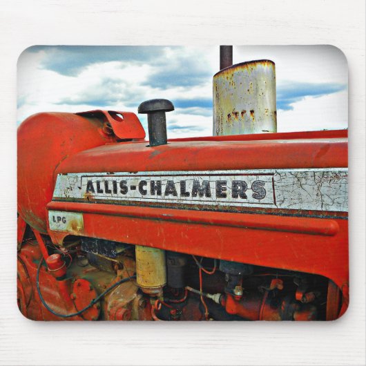 Allis Chalmersのトラクター マウスパッド (正面)