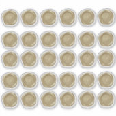 Allison1黄色の金ゴールドワックスシフェイクステッカー シール (正面)