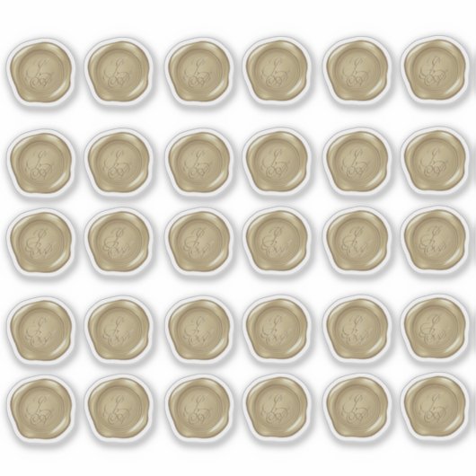 Allison1黄色の金ゴールドワックスシフェイクステッカー シール (正面)