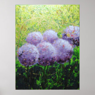Alliums at Laycock 18inx24inバリューポスターマット ポスター