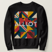 Alllot retro sweatshirt  スウェットシャツ (デザイン正面)