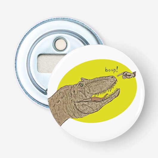 Allosaurus Boop! Dinosaur Manet Bottle Opener  栓抜き (正面)