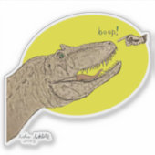 Allosaurus Boop Sticker シール (正面)