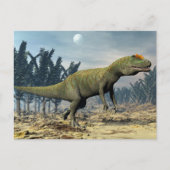 Allosaurus dinosaur - 3D render ポストカード (正面)
