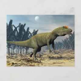 Allosaurus dinosaur - 3D render ポストカード
