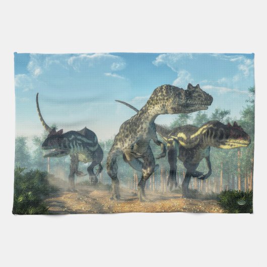 Allosauruses キッチンタオル (横)