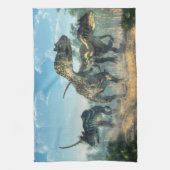 Allosauruses キッチンタオル (縦)