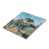 Allosauruses タイル (側面)