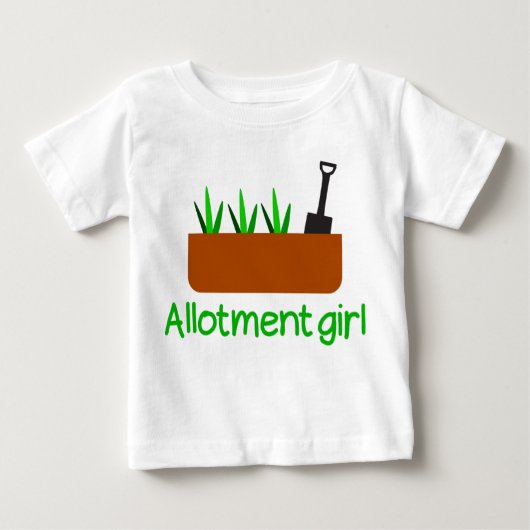 allotment girl ベビーTシャツ (正面)